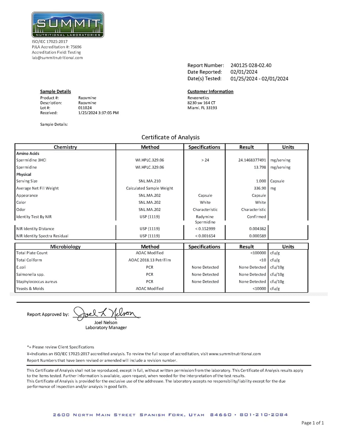 RevGenetics Rapymine - Spermidine Supplement for Autophagy and Anti-Aging: - 25mg Dose, GMP-Certified Quality 240125_028-02_RevGenetics_LLC_Rapymine_Rapymine_011024 Member Products,All Products