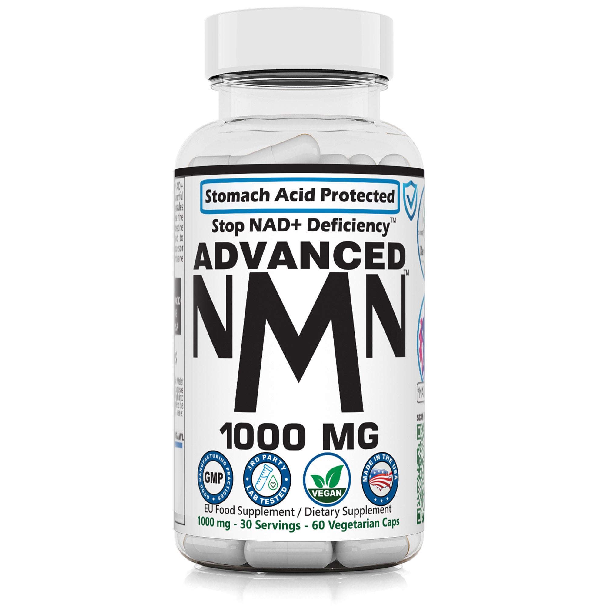 Advanced NMN 1000: NMN Supplement & High-Purity NAD+ Precursor