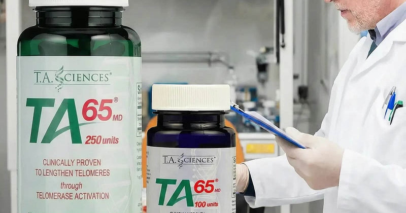 TA-65 clinical study results showing telomere lengthening in human subjects