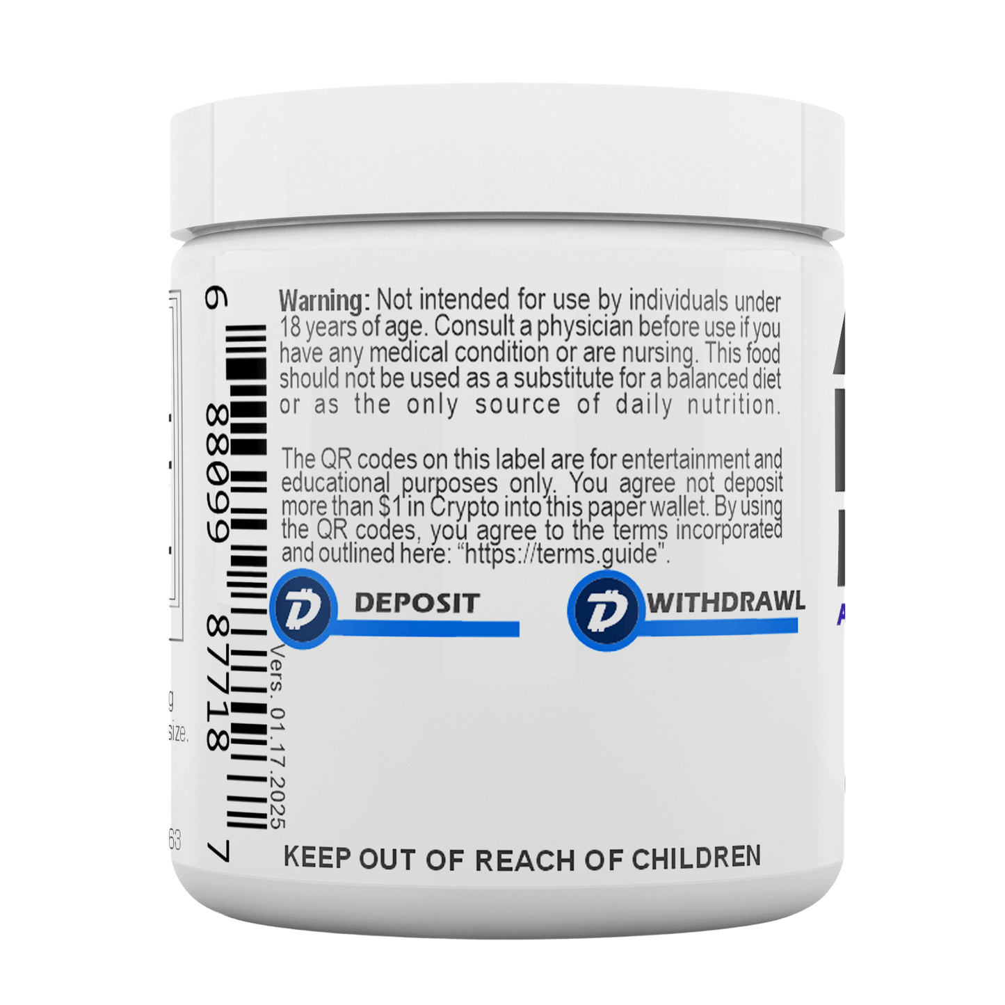 RevGenetics Advanced NAD Supplement Powder- 25 Gram Jar NAD+ Precursor for Cellular Energy & Longevity Support - Made in USA GMP-Certified lab By RevGenetics AdvancedNADPowder-l_2_c87e309e-46c4-4eaf-9a36-d7875f918242 Member Products,All Products