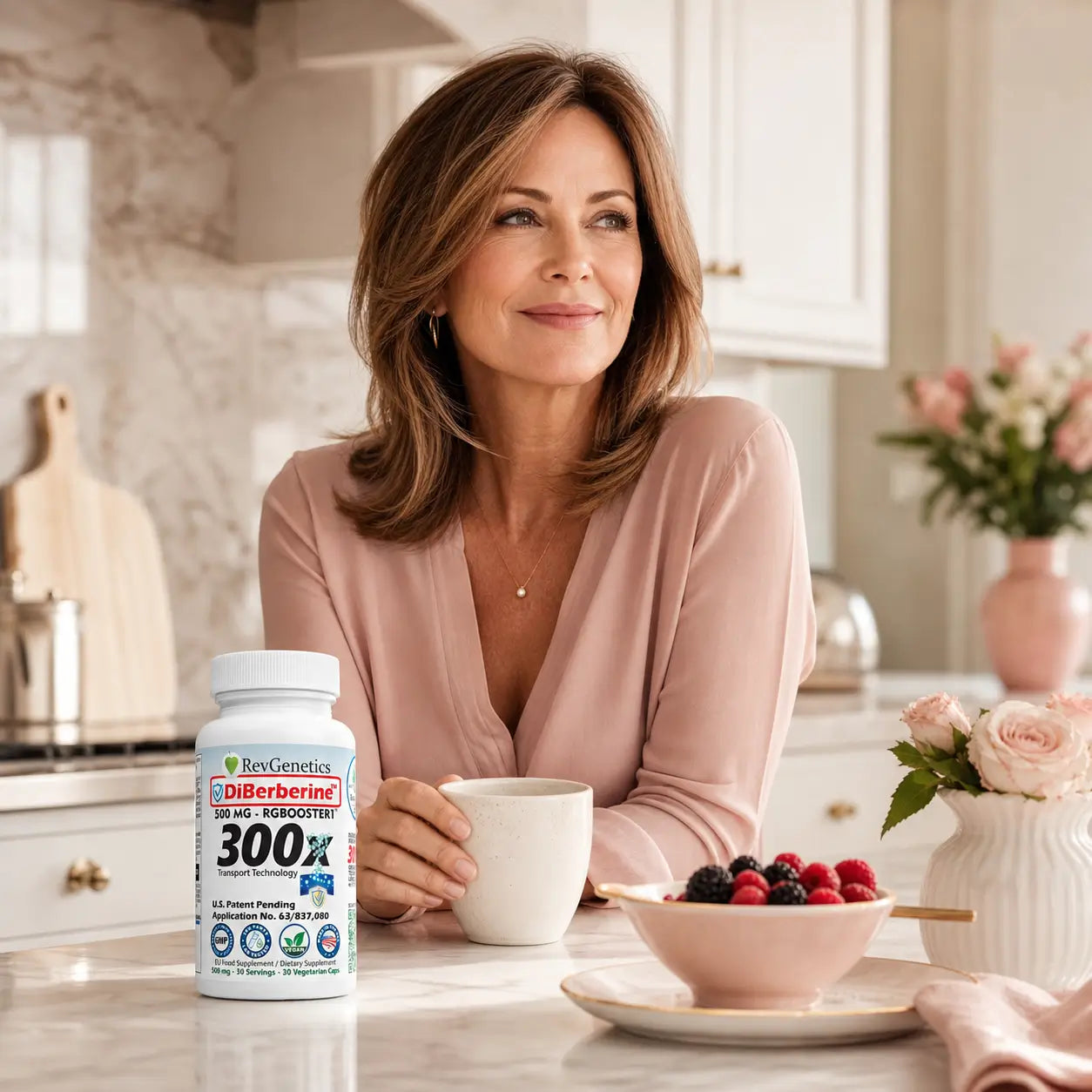 RevGenetics DiBerberine 300x: Dihydro Berberine Enteric + 300x Patent Pending Booster DiBerberinerealwomen3 Member Products,All Products