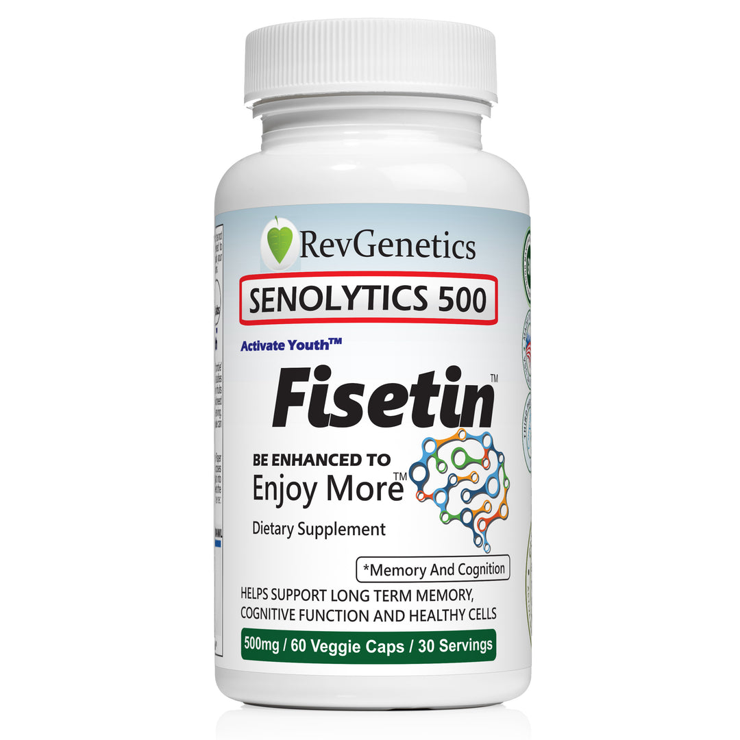SENOLYTICS 500: Fisetin Supplement 500mg Mind & Lifespan Fisetin-60-500mg-F