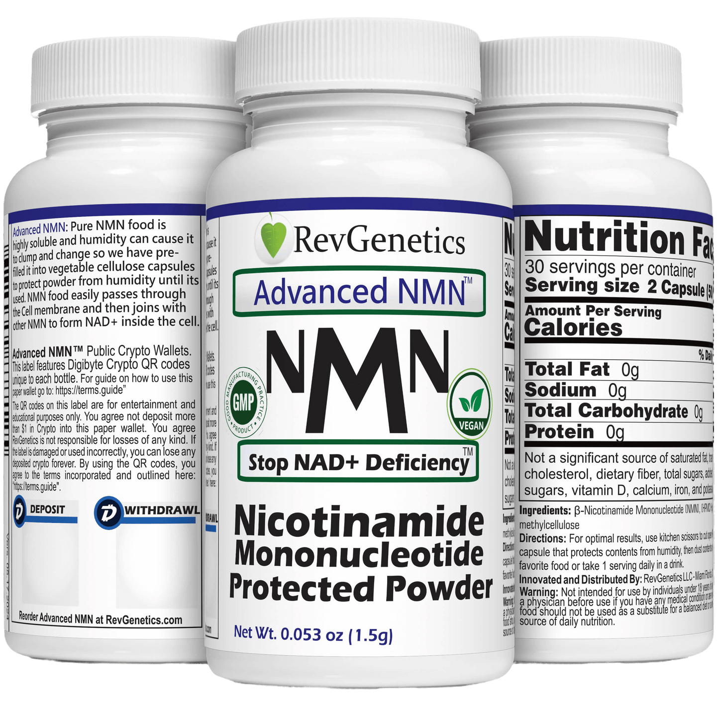 RevGenetics Advanced NMN: Longevity Supplement By RevGenetics NMN-g Member Products,All Products