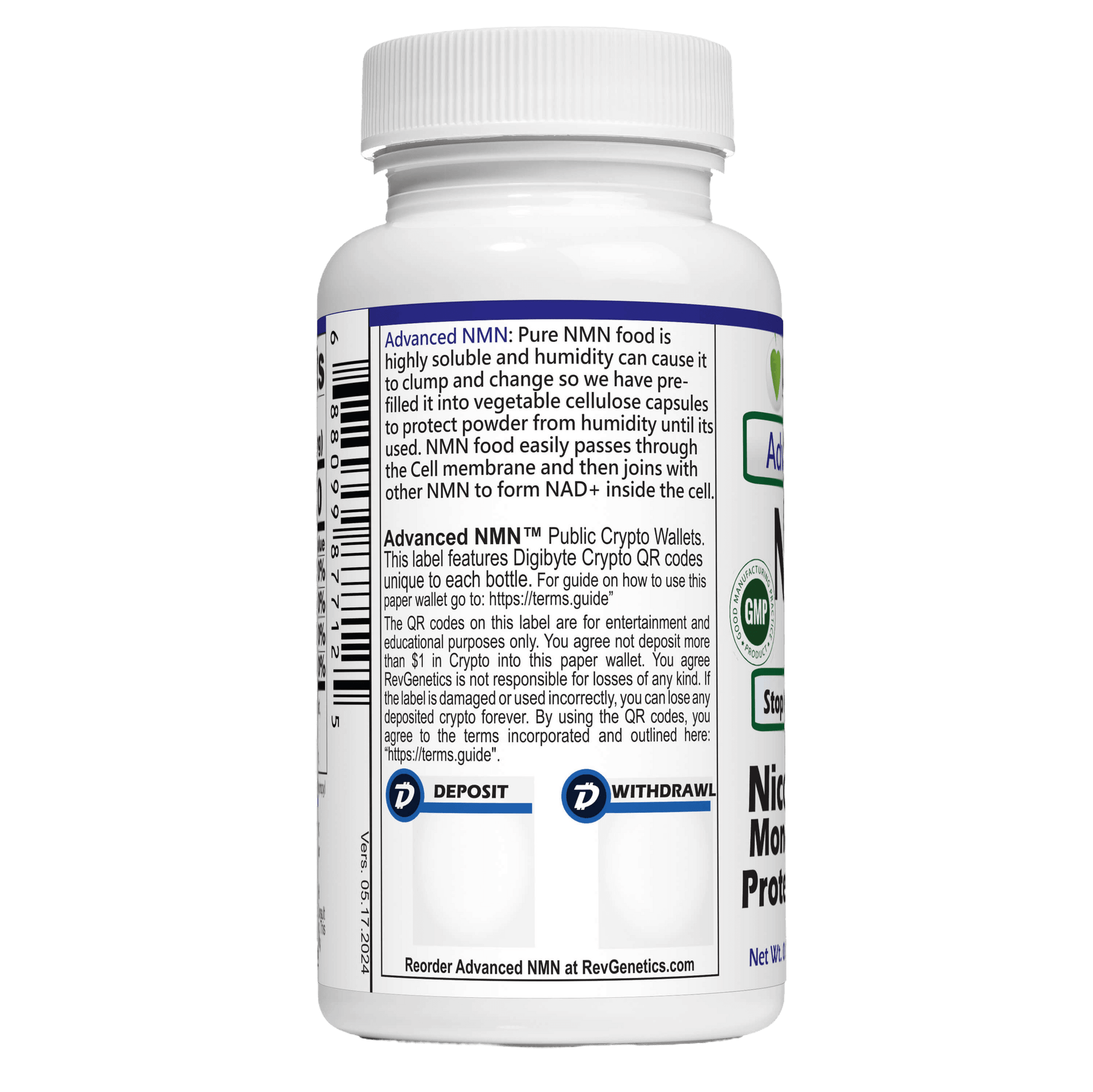 RevGenetics Advanced NMN: Longevity Supplement By RevGenetics NMN-l Member Products,All Products