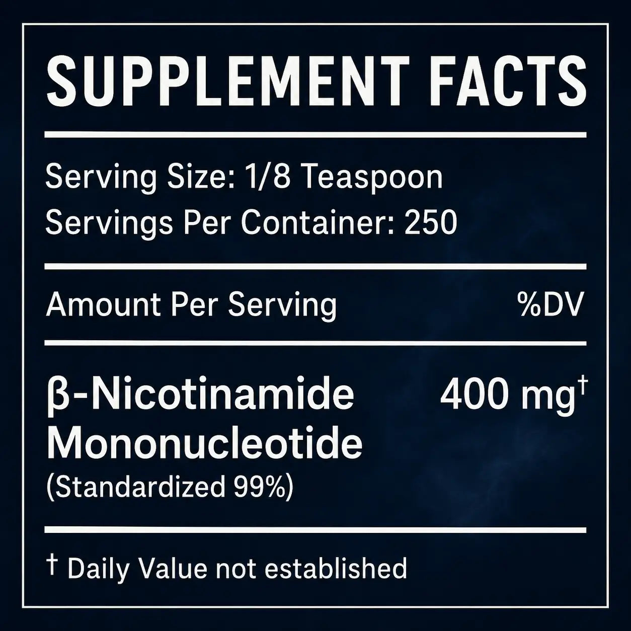 PRESALE: Advanced NMN Supplement Powder- 100 Gram Jar NAD+ Precursor for Cellular Energy & Longevity Support -  Made in USA GMP-Certified lab  By RevGenetics - Ships Mid August