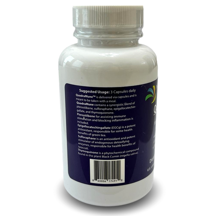 QuadraMune® - Patented All Natural Dietary Supplement for Immune Support QuadraMune-Left-3