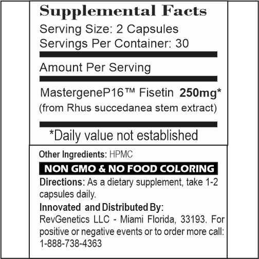 SENOLYTICS 250: Fisetin Supplement 250mg Mind & Lifespan senolytics-fisetin-250-ingredients-edited