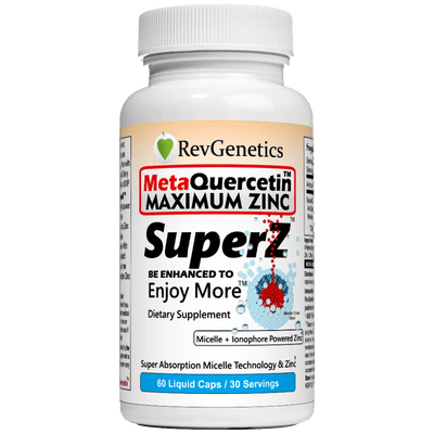 MetaQuercetin SuperZ with Micelle Technology and Zinc Ionophore