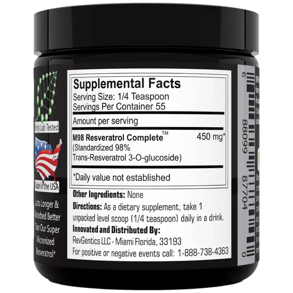 M98 Resveratrol Complete: Better Than Super Micronized image 3