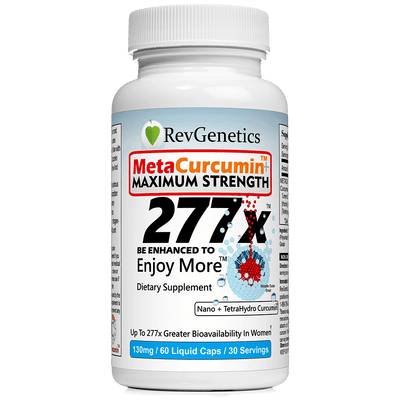 MetaCurcumin 277x enhanced bioavailability liquid micelle curcumin capsules